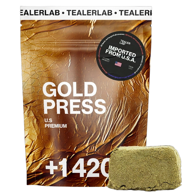 GOLD PRESS MADE IN US CBD