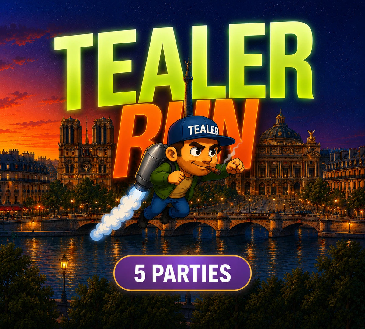 Pack STARTER — 3 parties Tealer Run