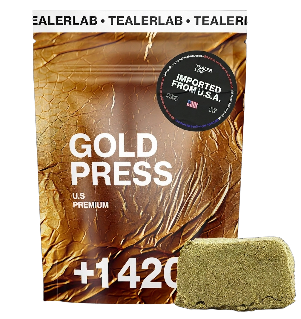 GOLD PRESS MADE IN US CBD