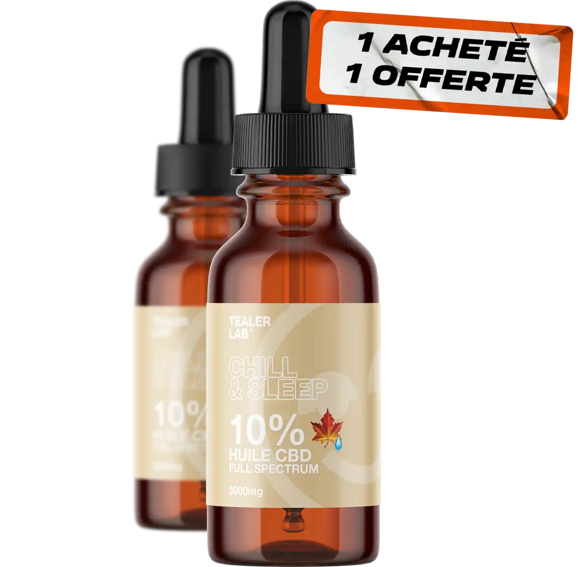 Huile de CBD 10% Full Spectrum - Nature 🍁