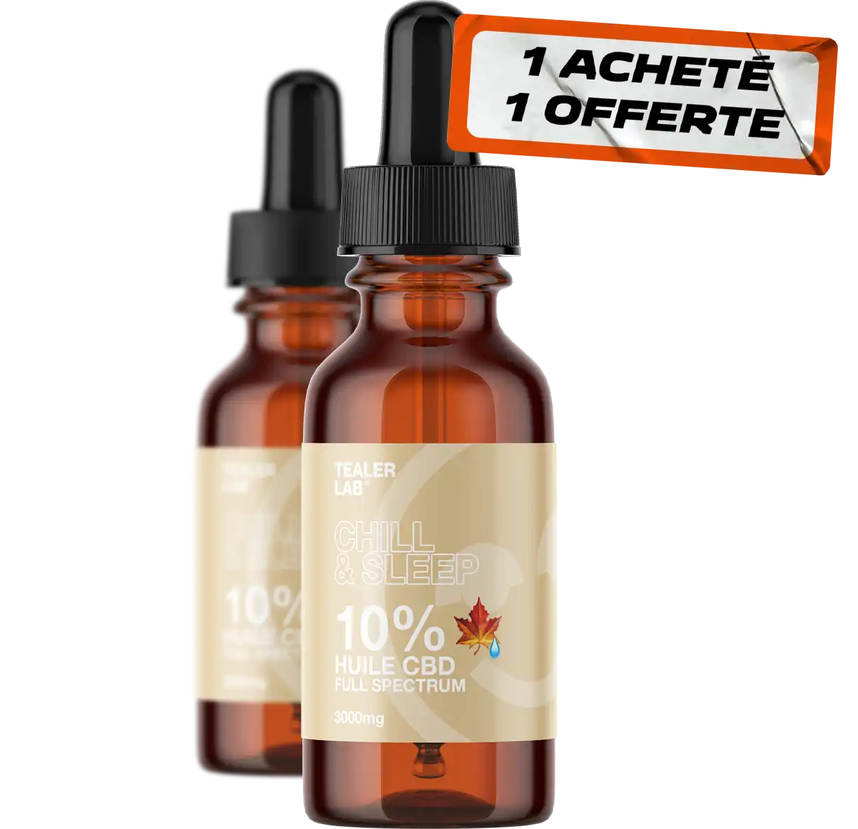 Huile de CBD 10% Full Spectrum - Nature 🍁