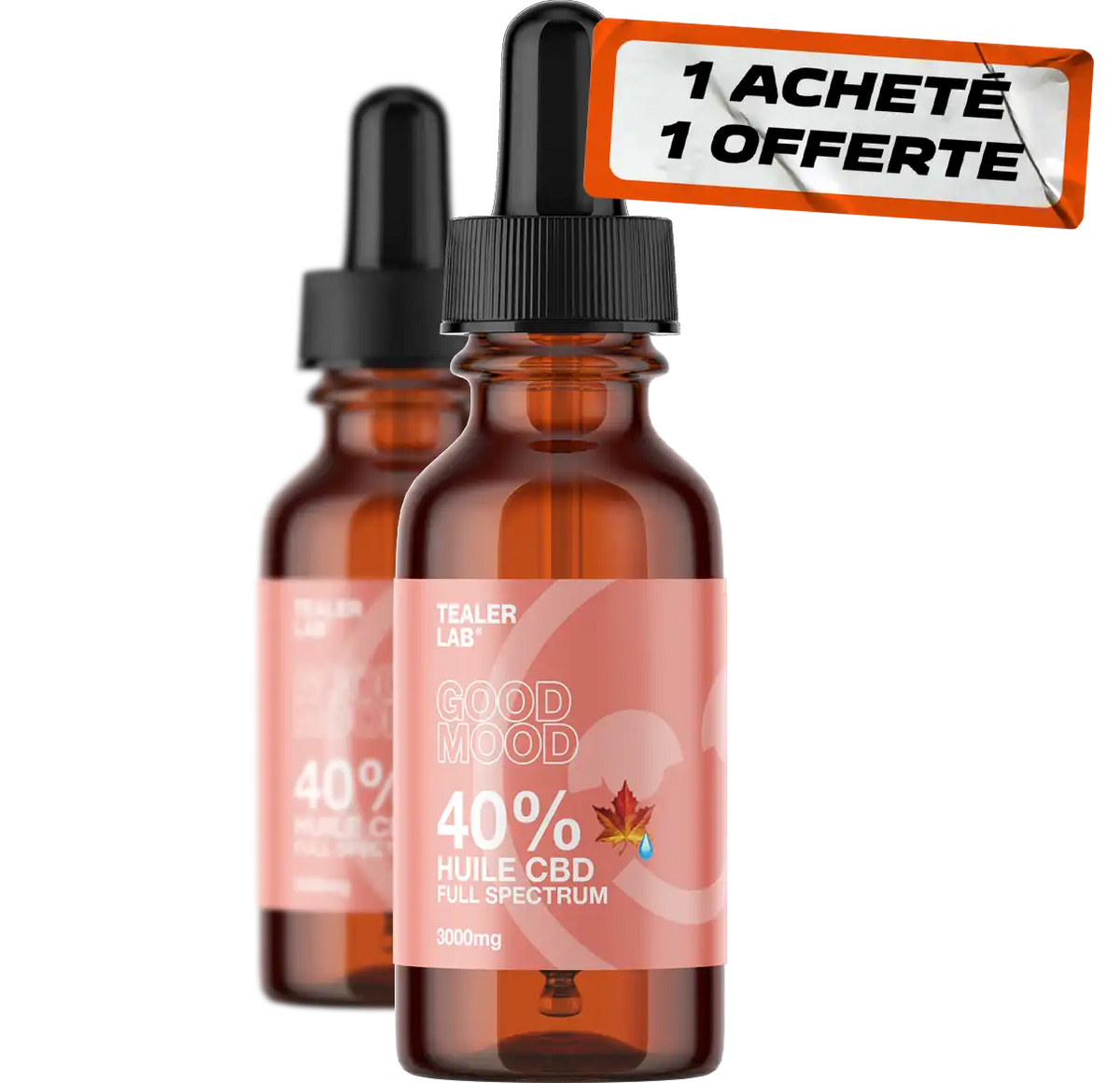 Huile de CBD 40% Full Spectrum - Nature 🍁