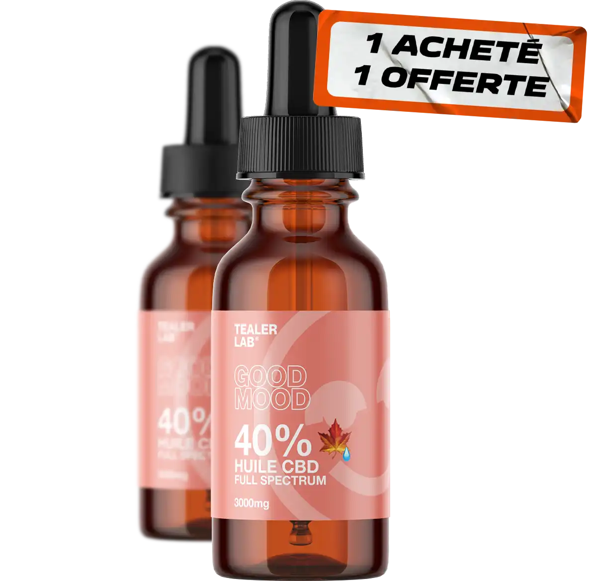 Huile de CBD 40% Full Spectrum - Nature 🍁