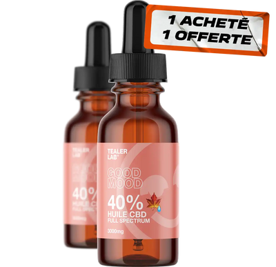 Huile de CBD 40% Full Spectrum - Nature 🍁
