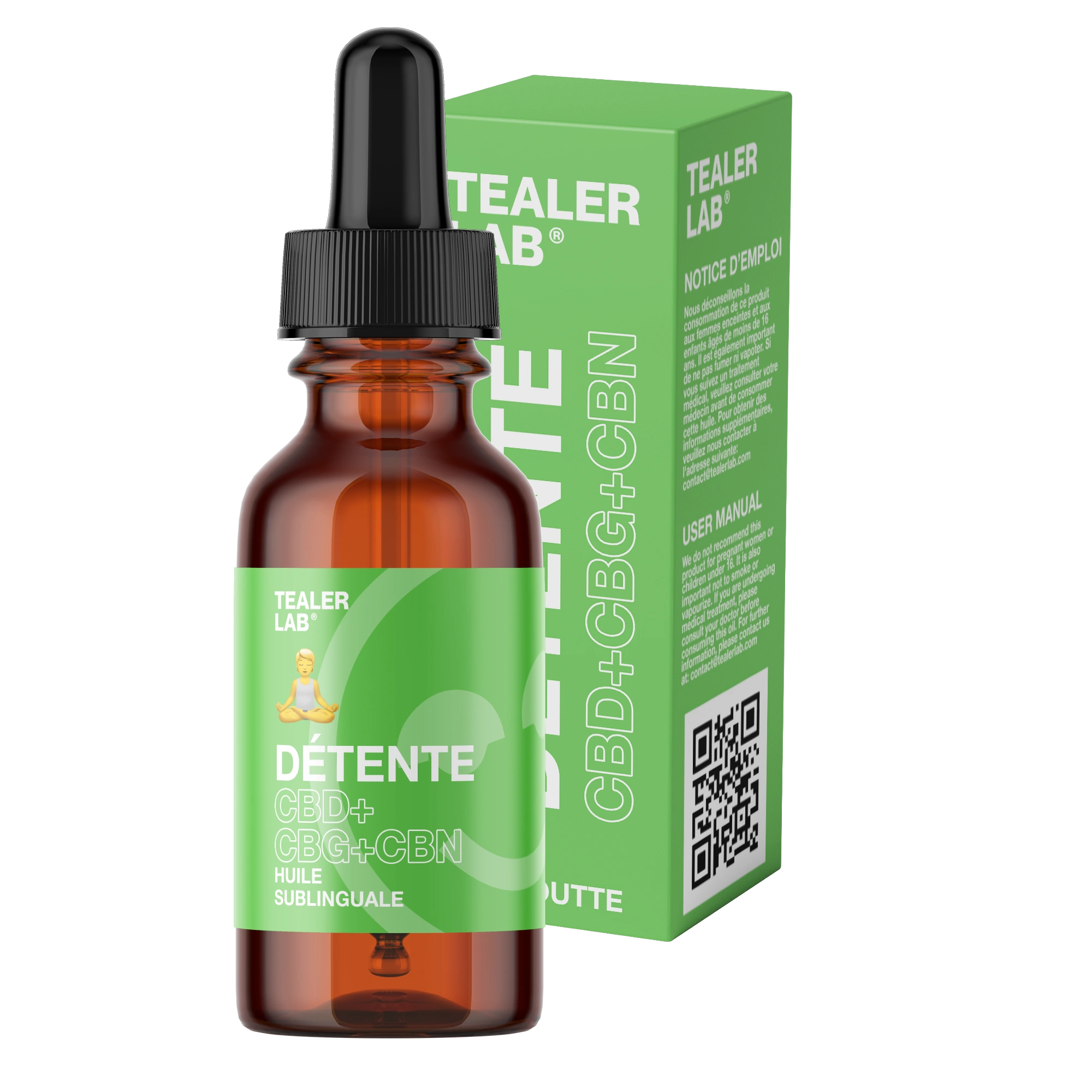 Huile Détente - Full Spectrum CBD/CBG/CBN 40%