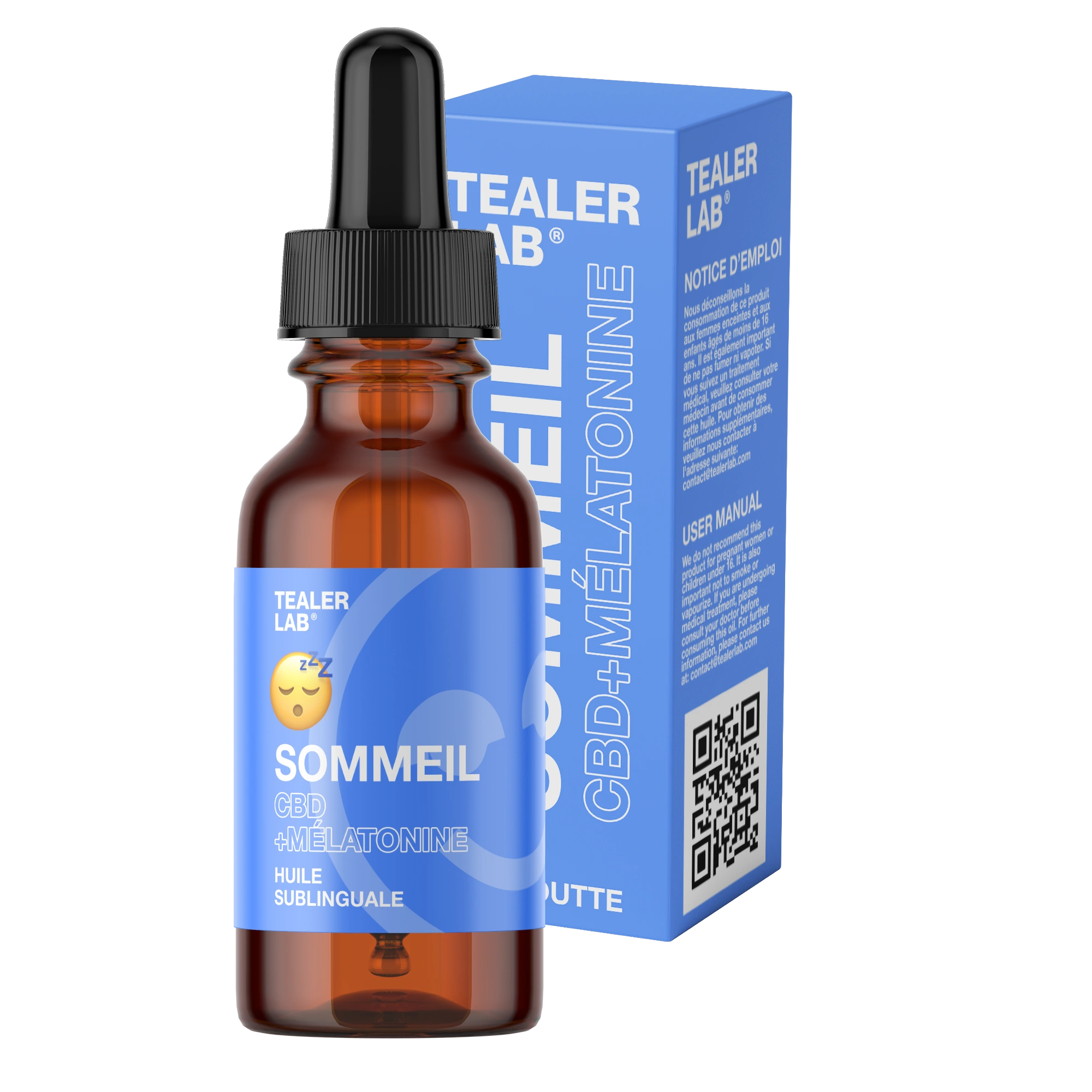 Huile Sommeil - CBD Mélatonine 20%