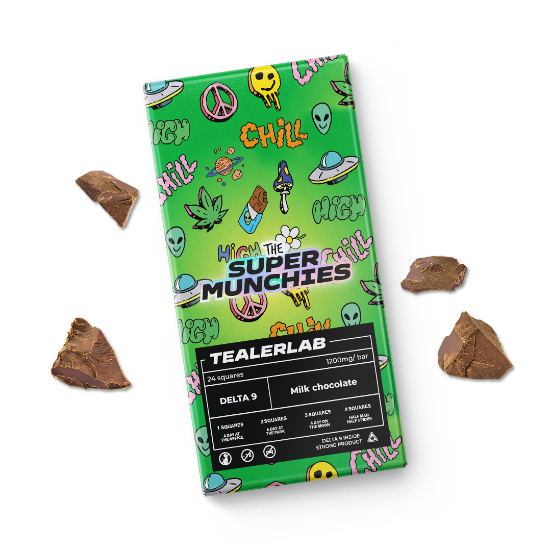 Super munchies Milk Chocolate - Delta9 🍫