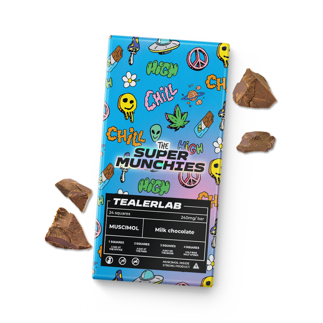 Super munchies Milk Chocolate - Mushroom | Tealerlab – TEALERLAB