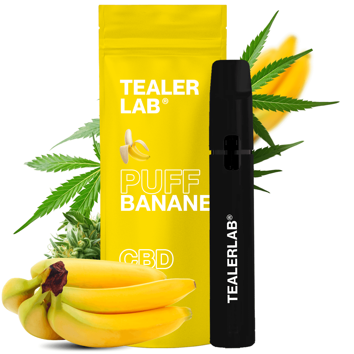 Puff CBD - Banane | Tealerlab