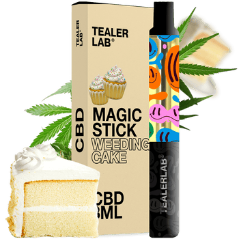 Magic Stick 3ML Weeding Cake - Puff CBD | Tealerlab