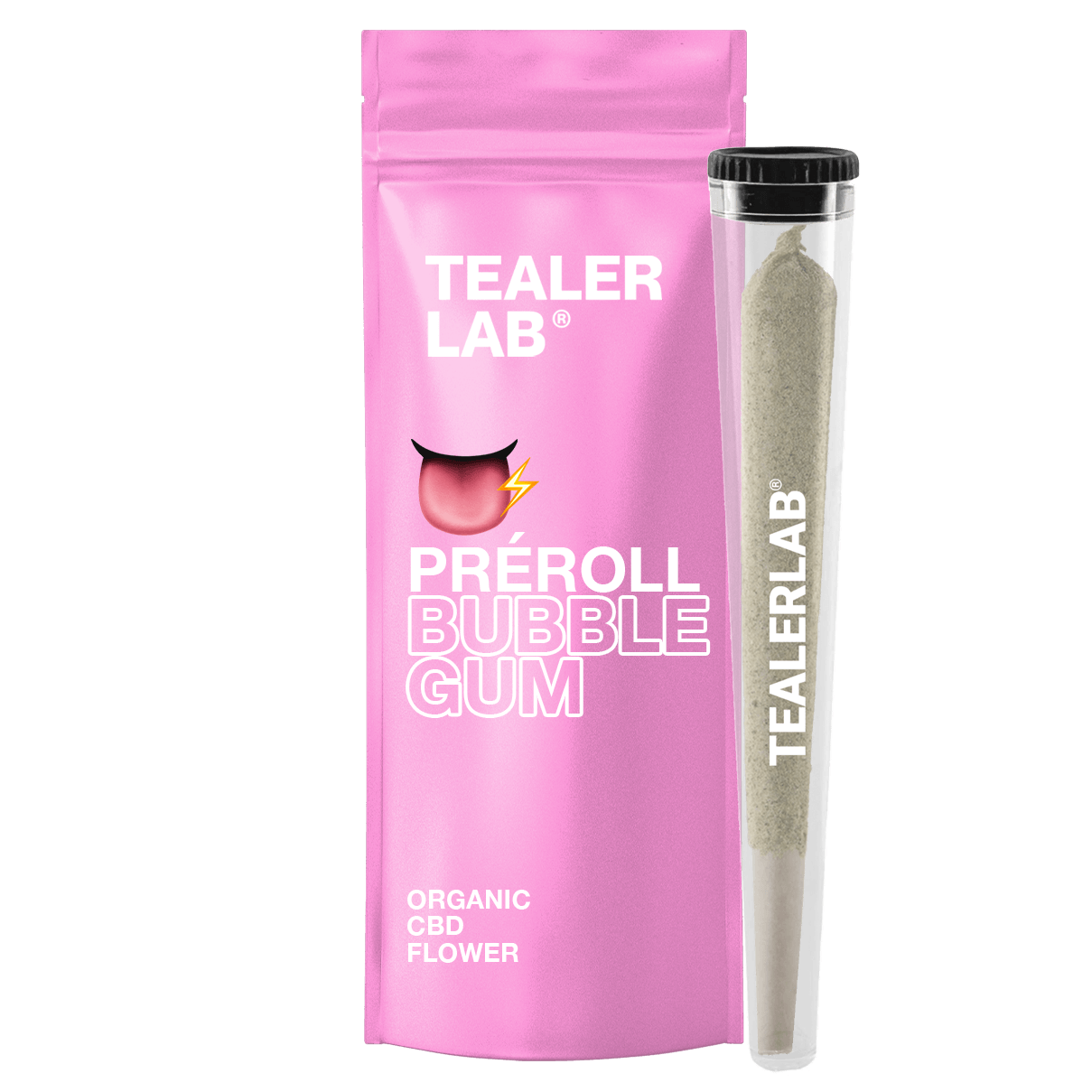 PreRolls Bubble Gum - Fleur CBD | Tealerlab