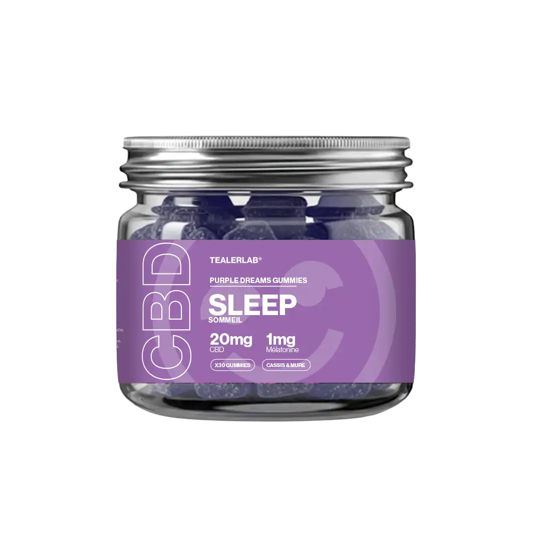 Gummies CBD Sommeil - Saveur Mûre