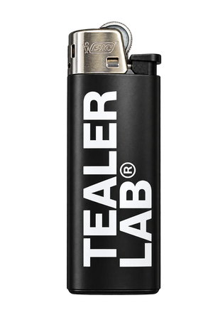 Briquet Bic noir mat TealerLab pour accessoires CBD