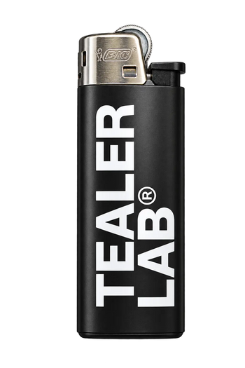 Briquet Bic noir mat TealerLab pour accessoires CBD